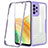 Silikon Schutzhülle Rahmen Tasche Hülle Durchsichtig Transparent 360 Grad Ganzkörper MJ1 für Samsung Galaxy A33 5G