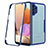Silikon Schutzhülle Rahmen Tasche Hülle Durchsichtig Transparent 360 Grad Ganzkörper MJ2 für Samsung Galaxy A32 5G