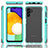 Silikon Schutzhülle Rahmen Tasche Hülle Durchsichtig Transparent 360 Grad Ganzkörper ZJ1 für Samsung Galaxy A04s