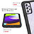 Silikon Schutzhülle Rahmen Tasche Hülle Durchsichtig Transparent 360 Grad Ganzkörper ZJ1 für Samsung Galaxy A52s 5G