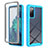 Silikon Schutzhülle Rahmen Tasche Hülle Durchsichtig Transparent 360 Grad Ganzkörper ZJ1 für Samsung Galaxy S20 FE 4G