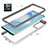Silikon Schutzhülle Rahmen Tasche Hülle Durchsichtig Transparent 360 Grad Ganzkörper ZJ1 für Samsung Galaxy S20 Plus