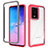 Silikon Schutzhülle Rahmen Tasche Hülle Durchsichtig Transparent 360 Grad Ganzkörper ZJ1 für Samsung Galaxy S20 Ultra Pink
