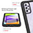 Silikon Schutzhülle Rahmen Tasche Hülle Durchsichtig Transparent 360 Grad Ganzkörper ZJ2 für Samsung Galaxy A52s 5G
