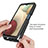 Silikon Schutzhülle Rahmen Tasche Hülle Durchsichtig Transparent 360 Grad Ganzkörper ZJ3 für Samsung Galaxy F12
