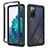 Silikon Schutzhülle Rahmen Tasche Hülle Durchsichtig Transparent 360 Grad Ganzkörper ZJ3 für Samsung Galaxy S20 FE 4G Schwarz