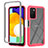 Silikon Schutzhülle Rahmen Tasche Hülle Durchsichtig Transparent 360 Grad Ganzkörper ZJ4 für Samsung Galaxy M02s Pink