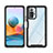 Silikon Schutzhülle Rahmen Tasche Hülle Durchsichtig Transparent 360 Grad Ganzkörper ZJ4 für Xiaomi Redmi Note 10 Pro 4G