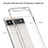 Silikon Schutzhülle Rahmen Tasche Hülle Durchsichtig Transparent 360 Grad Ganzkörper ZJ5 für Google Pixel 6a 5G