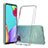Silikon Schutzhülle Rahmen Tasche Hülle Durchsichtig Transparent 360 Grad Ganzkörper ZJ5 für Samsung Galaxy A52s 5G Klar