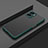 Silikon Schutzhülle Rahmen Tasche Hülle Durchsichtig Transparent für Oppo A77 5G Nachtgrün