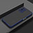 Silikon Schutzhülle Rahmen Tasche Hülle Durchsichtig Transparent für Oppo A93s 5G Blau