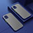 Silikon Schutzhülle Rahmen Tasche Hülle Durchsichtig Transparent für Vivo iQOO U3 5G Blau