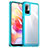 Silikon Schutzhülle Rahmen Tasche Hülle Durchsichtig Transparent J01S für Xiaomi POCO M3 Pro 5G Cyan