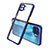 Silikon Schutzhülle Rahmen Tasche Hülle Durchsichtig Transparent Spiegel für Oppo F17 Pro