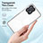 Silikon Schutzhülle Rahmen Tasche Hülle Durchsichtig Transparent Spiegel H01P für Motorola Moto G53j 5G