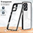 Silikon Schutzhülle Rahmen Tasche Hülle Durchsichtig Transparent Spiegel H01P für Xiaomi Poco X4 GT 5G