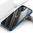 Silikon Schutzhülle Rahmen Tasche Hülle Durchsichtig Transparent Spiegel M03 für Apple iPhone 14 Plus