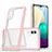 Silikon Schutzhülle Rahmen Tasche Hülle Durchsichtig Transparent Spiegel MQ1 für Samsung Galaxy A02