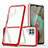 Silikon Schutzhülle Rahmen Tasche Hülle Durchsichtig Transparent Spiegel MQ1 für Samsung Galaxy A12 Nacho