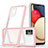 Silikon Schutzhülle Rahmen Tasche Hülle Durchsichtig Transparent Spiegel MQ1 für Samsung Galaxy F02S SM-E025F