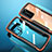 Silikon Schutzhülle Rahmen Tasche Hülle Durchsichtig Transparent Spiegel N08 für Huawei P40 Pro Orange