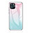 Silikon Schutzhülle Rahmen Tasche Hülle Spiegel Farbverlauf Regenbogen für Apple iPhone 13 Pro Max Cyan
