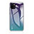 Silikon Schutzhülle Rahmen Tasche Hülle Spiegel Farbverlauf Regenbogen für Apple iPhone 14 Plus Violett