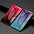 Silikon Schutzhülle Rahmen Tasche Hülle Spiegel Farbverlauf Regenbogen für Huawei Maimang 6