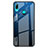 Silikon Schutzhülle Rahmen Tasche Hülle Spiegel Farbverlauf Regenbogen für Huawei P Smart Z Blau
