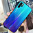 Silikon Schutzhülle Rahmen Tasche Hülle Spiegel Farbverlauf Regenbogen für Huawei P30 Pro New Edition