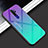 Silikon Schutzhülle Rahmen Tasche Hülle Spiegel Farbverlauf Regenbogen für Oppo A11