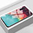 Silikon Schutzhülle Rahmen Tasche Hülle Spiegel Farbverlauf Regenbogen für Oppo A91 Cyan