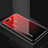 Silikon Schutzhülle Rahmen Tasche Hülle Spiegel Farbverlauf Regenbogen für Oppo AX7 Rot