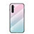Silikon Schutzhülle Rahmen Tasche Hülle Spiegel Farbverlauf Regenbogen für Realme 6s Rosa