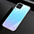 Silikon Schutzhülle Rahmen Tasche Hülle Spiegel Farbverlauf Regenbogen H01 für Huawei Nova 7i