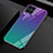 Silikon Schutzhülle Rahmen Tasche Hülle Spiegel Farbverlauf Regenbogen H01 für Huawei Nova 7i Violett