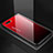 Silikon Schutzhülle Rahmen Tasche Hülle Spiegel Farbverlauf Regenbogen H01 für Oppo R17 Neo Rot