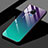 Silikon Schutzhülle Rahmen Tasche Hülle Spiegel Farbverlauf Regenbogen H02 für Huawei Mate 20 X 5G Violett