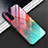 Silikon Schutzhülle Rahmen Tasche Hülle Spiegel Farbverlauf Regenbogen H02 für Oppo Find X2 Plusfarbig