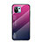 Silikon Schutzhülle Rahmen Tasche Hülle Spiegel Farbverlauf Regenbogen H02 für Xiaomi Mi 11 Lite 5G Pink