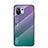 Silikon Schutzhülle Rahmen Tasche Hülle Spiegel Farbverlauf Regenbogen H02 für Xiaomi Mi 11 Lite 5G Violett