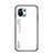 Silikon Schutzhülle Rahmen Tasche Hülle Spiegel Farbverlauf Regenbogen H02 für Xiaomi Mi 11 Lite 5G Weiß