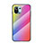 Silikon Schutzhülle Rahmen Tasche Hülle Spiegel Farbverlauf Regenbogen H03 für Xiaomi Mi 11 5G Bunt