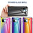 Silikon Schutzhülle Rahmen Tasche Hülle Spiegel Farbverlauf Regenbogen H03 für Xiaomi Mi 11 Lite 5G