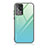 Silikon Schutzhülle Rahmen Tasche Hülle Spiegel Farbverlauf Regenbogen JD1 für Samsung Galaxy A33 5G Cyan