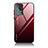 Silikon Schutzhülle Rahmen Tasche Hülle Spiegel Farbverlauf Regenbogen JD1 für Samsung Galaxy A33 5G Rot