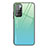 Silikon Schutzhülle Rahmen Tasche Hülle Spiegel Farbverlauf Regenbogen JM1 für Xiaomi Redmi Note 11 4G (2021) Hellblau