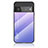 Silikon Schutzhülle Rahmen Tasche Hülle Spiegel Farbverlauf Regenbogen LS1 für Google Pixel 6 Pro 5G Helles Lila