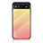 Silikon Schutzhülle Rahmen Tasche Hülle Spiegel Farbverlauf Regenbogen LS1 für Google Pixel 6a 5G Gelb